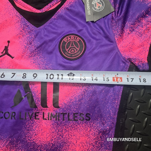 PSG Jordan Draxler‎ 23 2020/21 Fourth Vaporknit Jersey Mens Large NWT - Picture 14 of 16